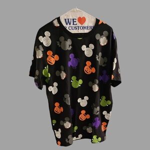 Disney Halloween Mickey Mouse Icon T-Shirt Size L